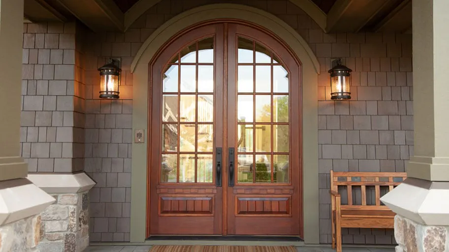 Single entry doors - wood entry door: