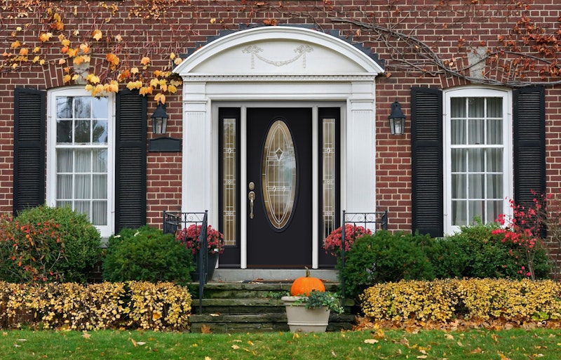 Single entry doors - steel entry front door: