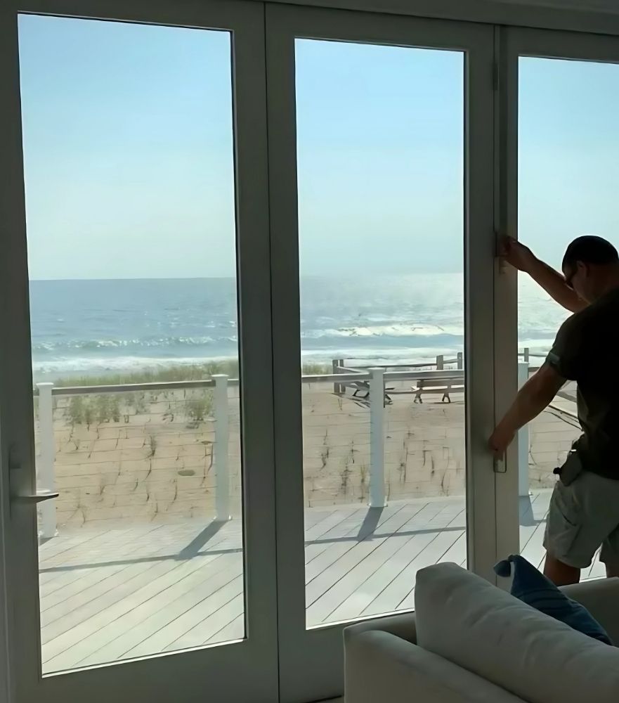 Bifold doors - aluminum folding glass doors: