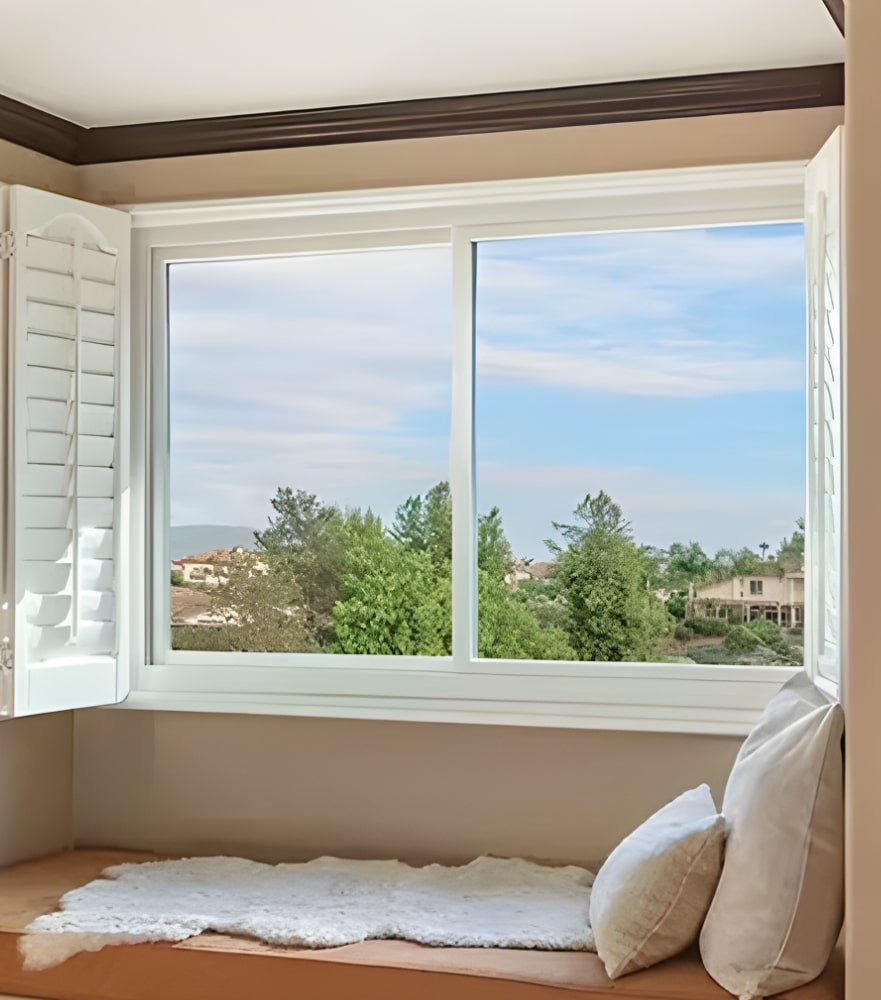 Picture windows - gliding windows sliding windows fiberglass frames: