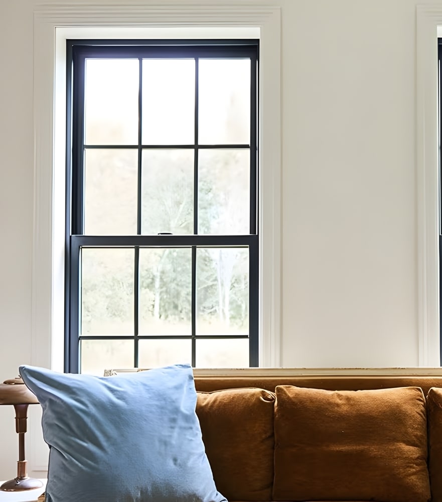 Double and single-hung windows - single and double hung windows nstalled by hometrust windows and doors vinyl windows: